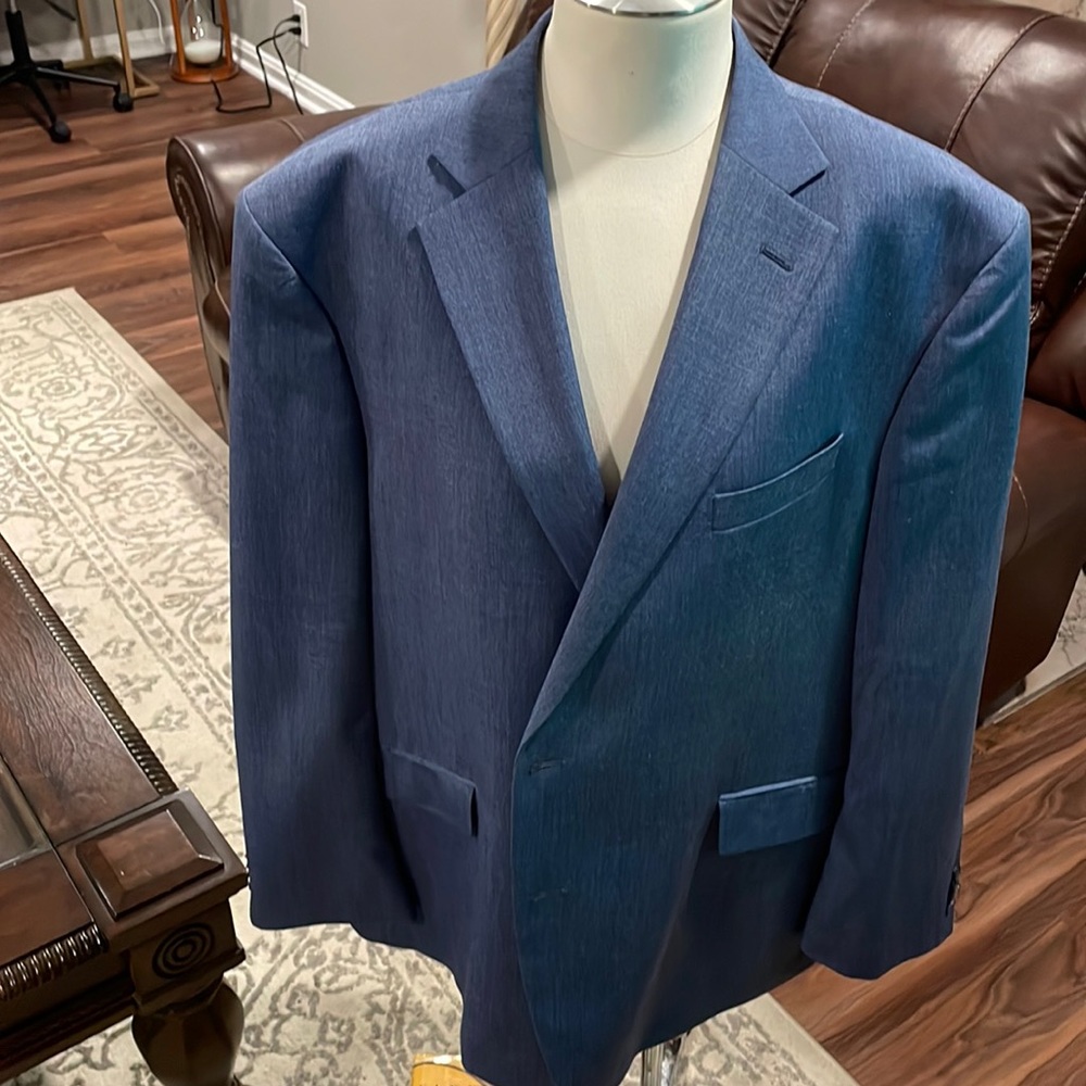 Kenneth Cole, 52R, 42x30 pants, Blue